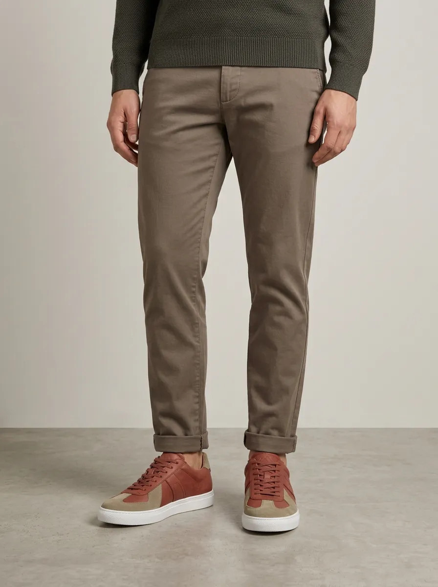 Men's Modern Minimalist Suede Leather Casual Sneakers