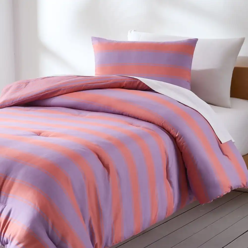Classic Striped Comforter Bedding Set