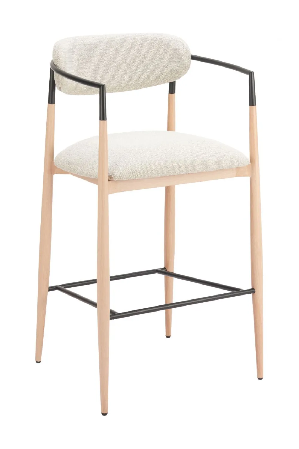 Structured Fabric Bar Stool