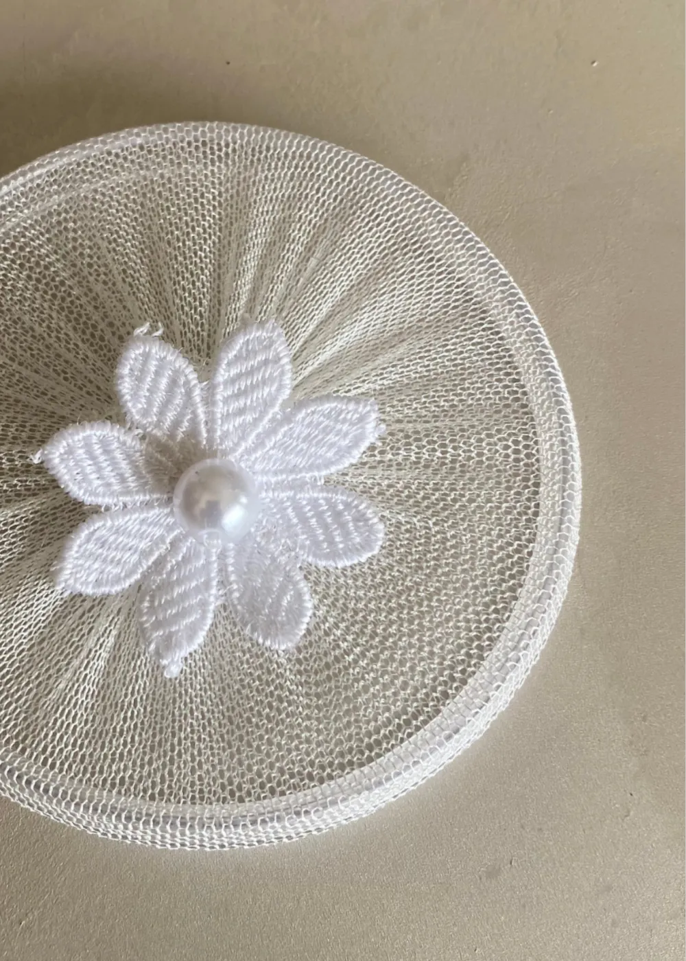 White Mesh Glass Cover