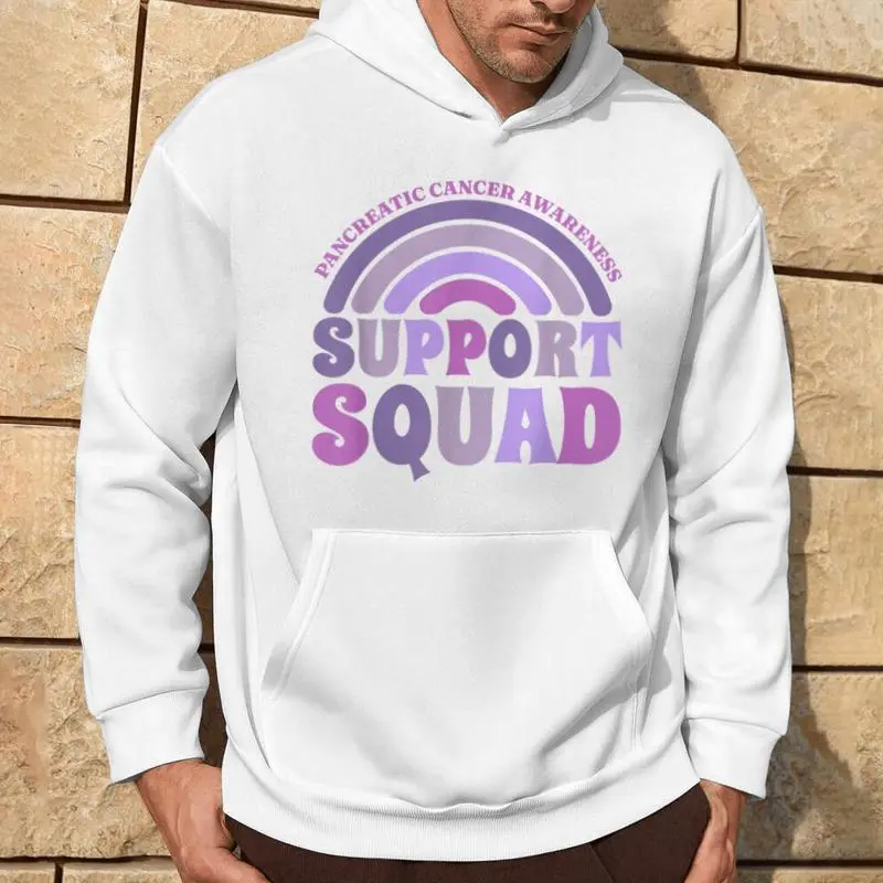 Support Squad Pancreatic Cancer Awareness Pancreatic Cancer Hoodie