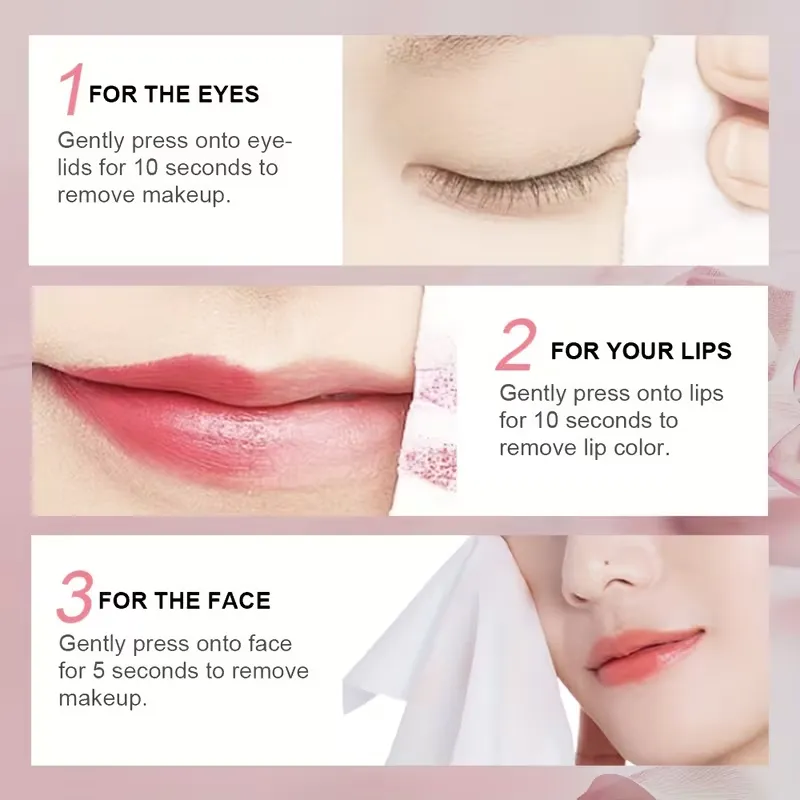 Gentle Rose Facial Cleansing Wipes