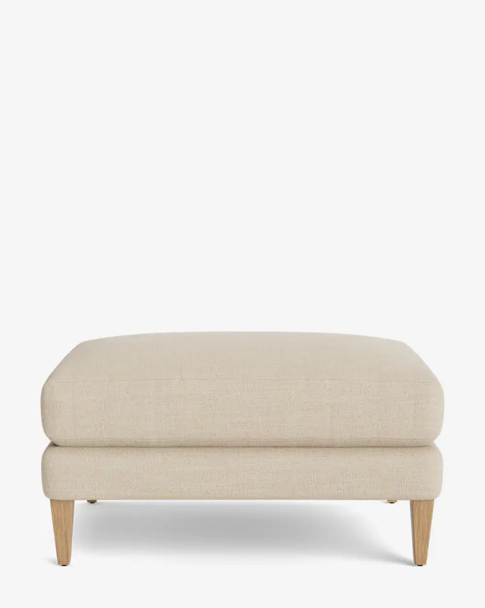 Modern Oak Ottoman