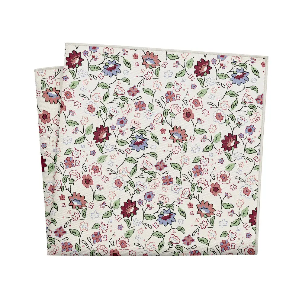Smart Decorative Floral Pocket Square