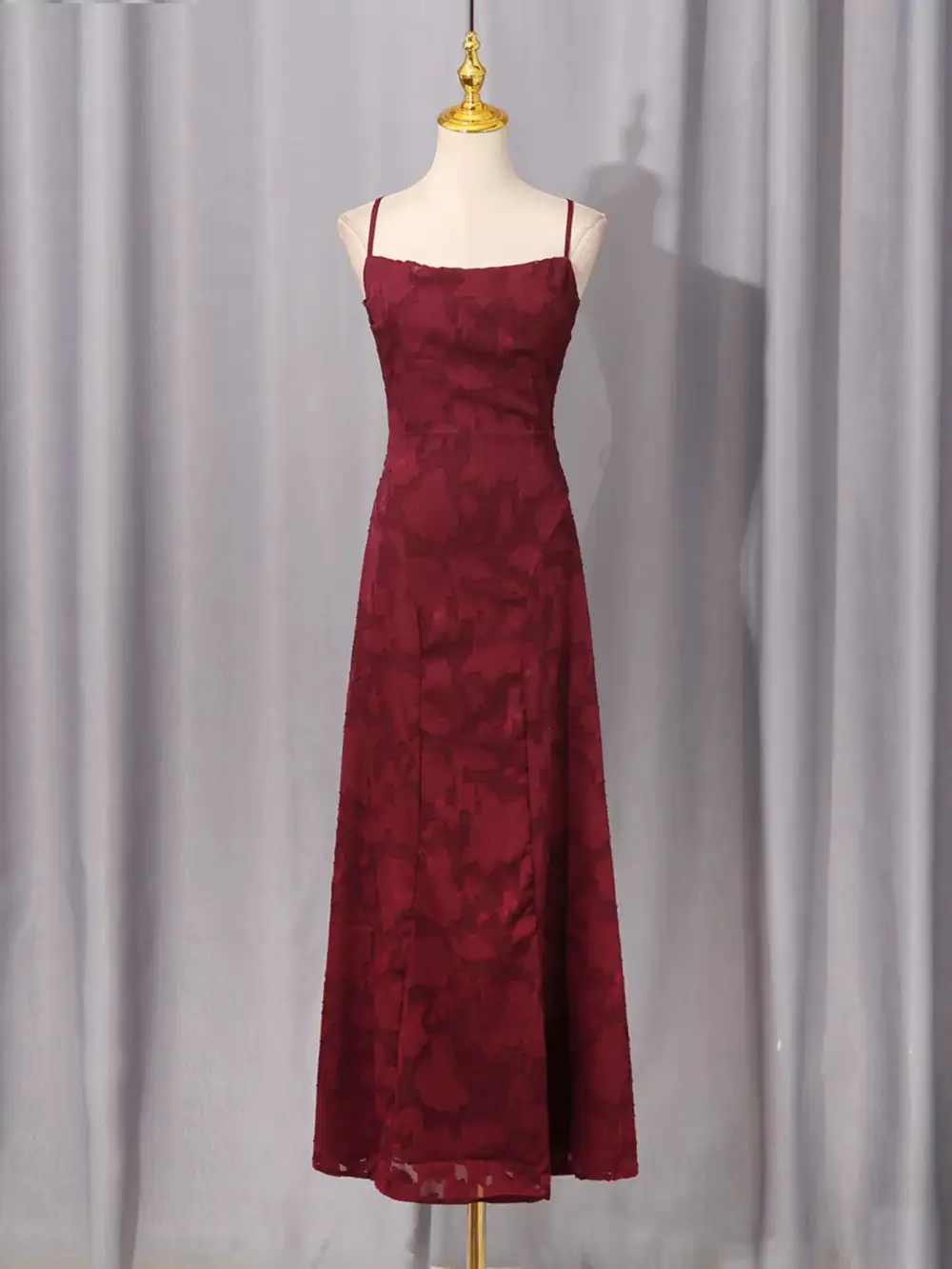 Lace Spaghetti Strap Maxi Dress