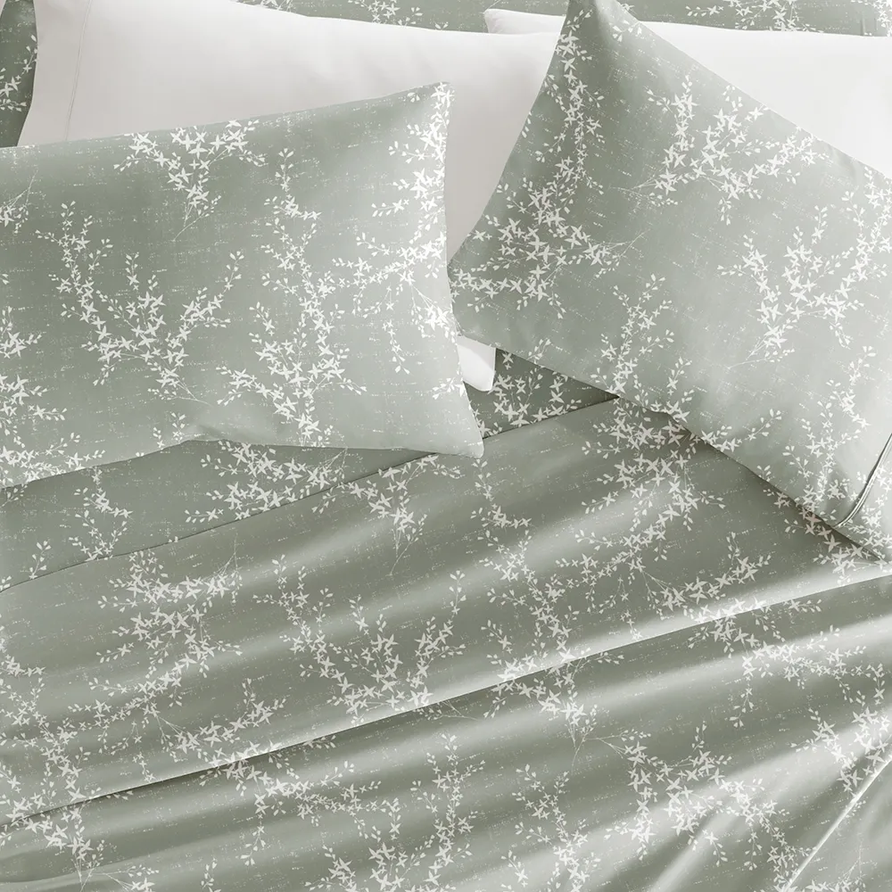Distressed Willow Pattern Sheet Set