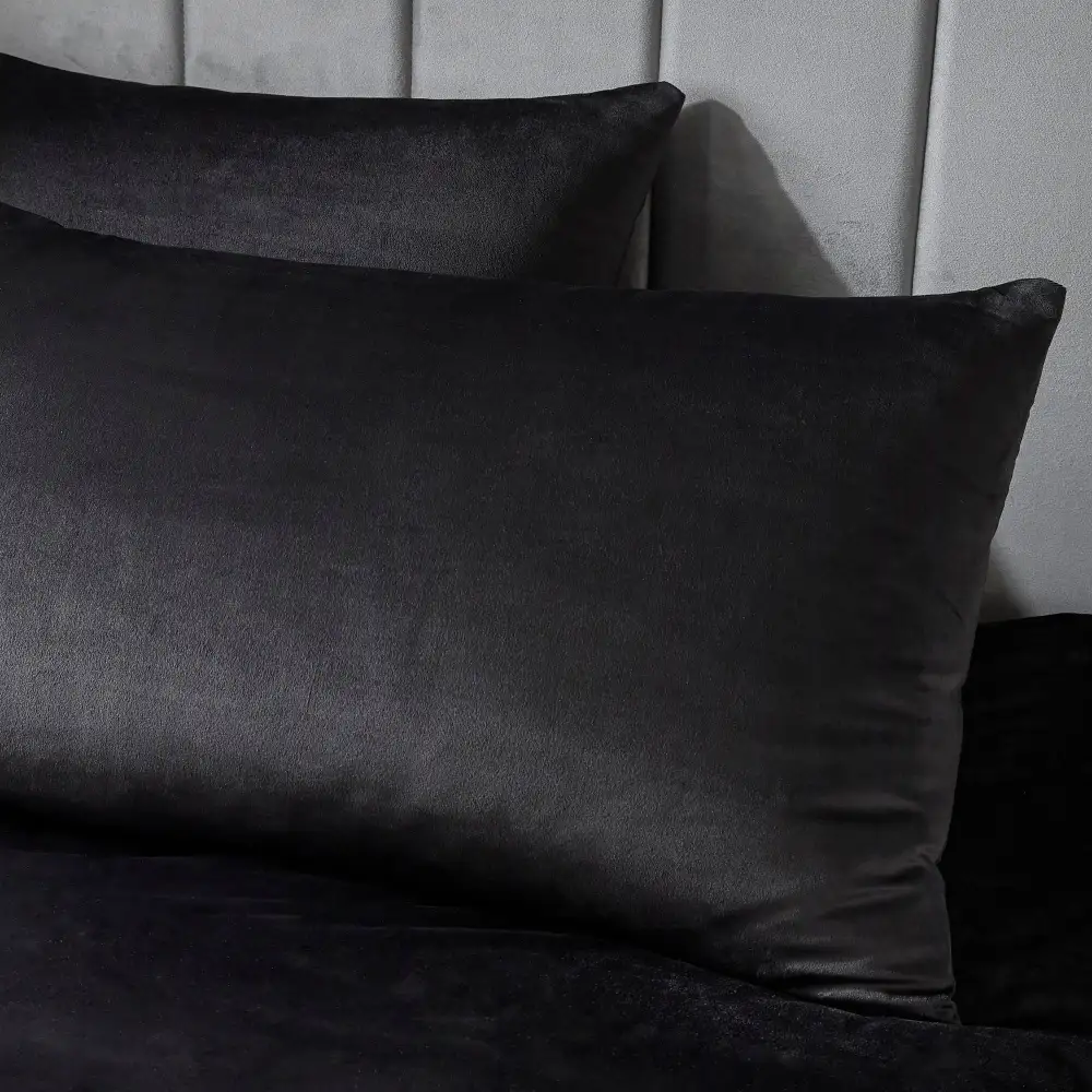 Fresh Bedroom Printed Velvet Duvet Cover Set