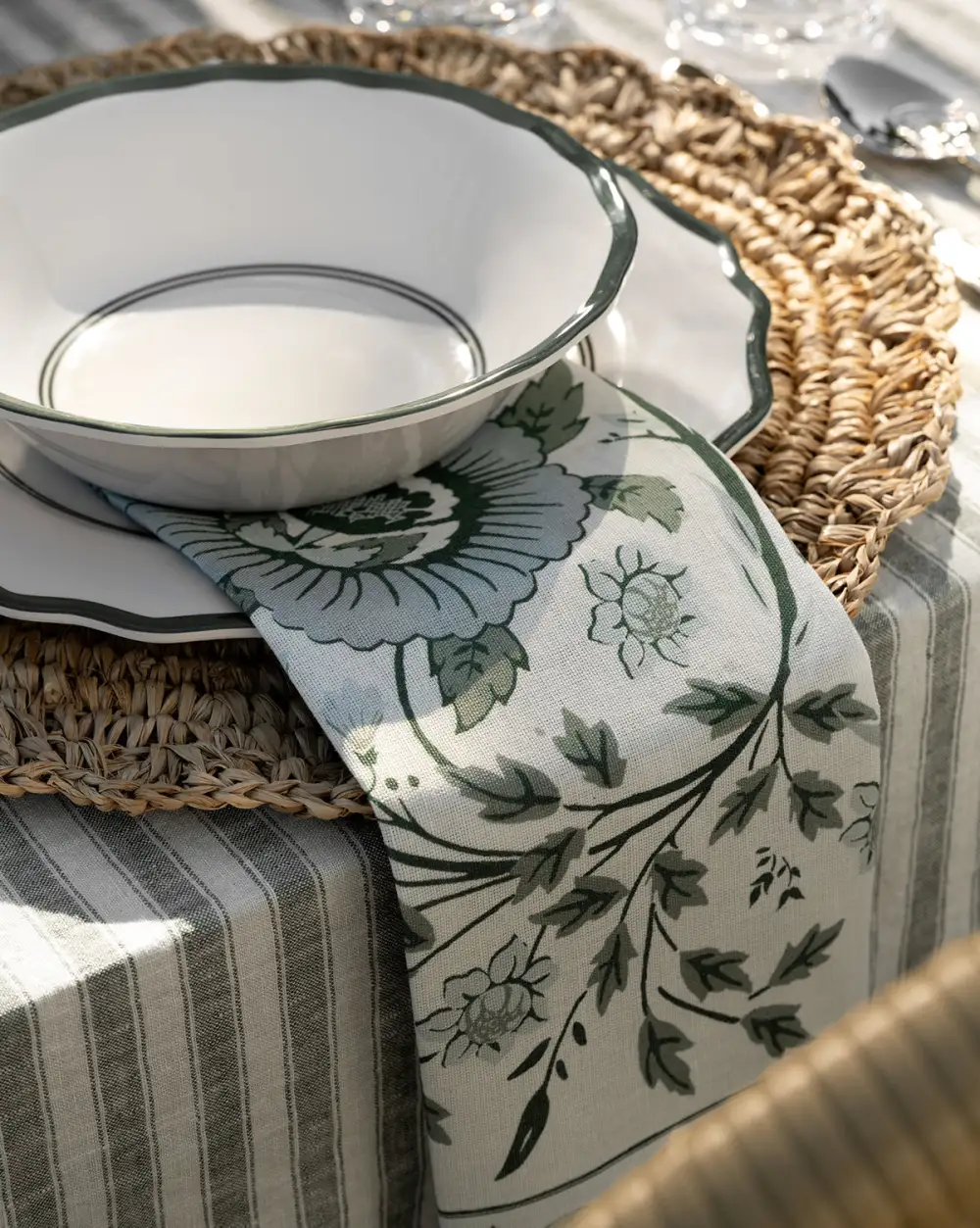 Printed Cotton Napkin Set