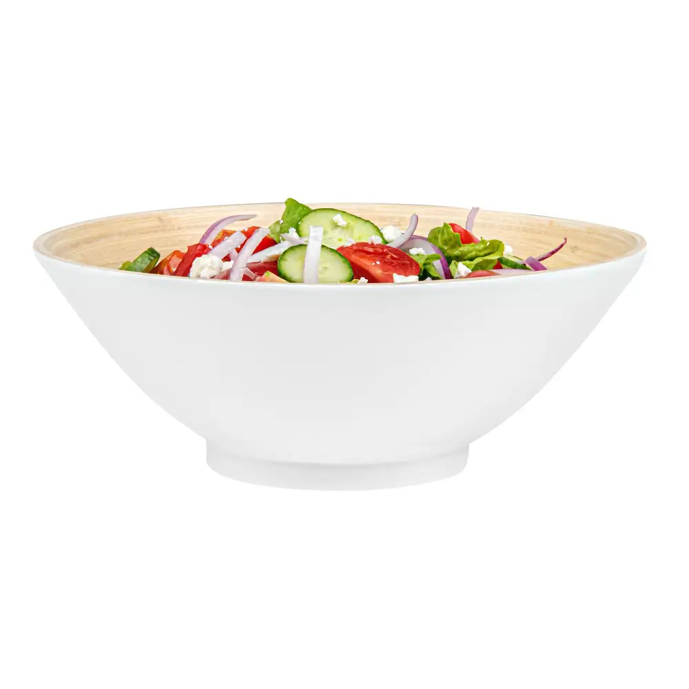 Clean Finish Spun Bamboo Serving Bowl