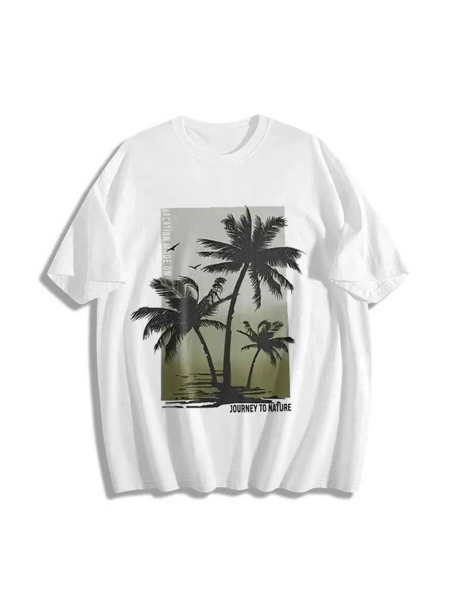 Palm Tree Nature Journey Graphic T-Shirt