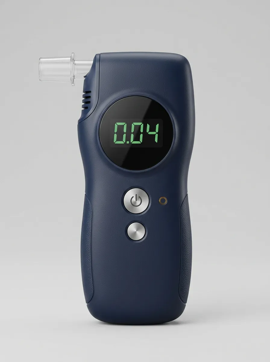 Portable Digital Breath Alcohol Tester Compact Personal Analyzer