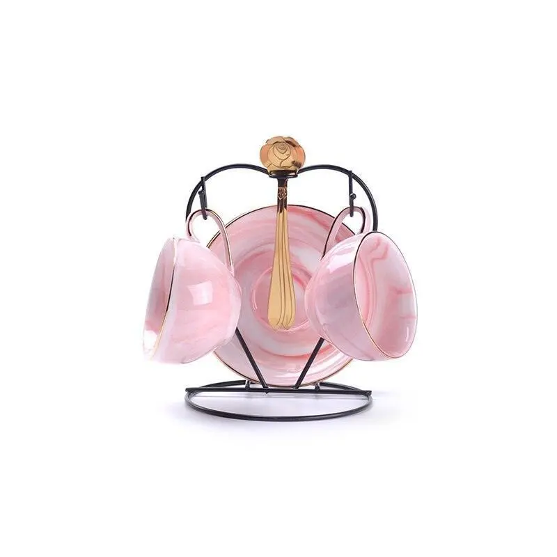 Porcelain Luxurious Tea Set Table