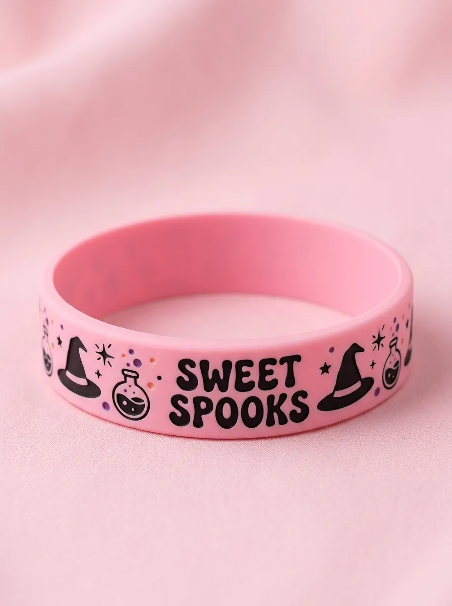 Witch Witch-Hat Potion Halloween Graphic Wristband