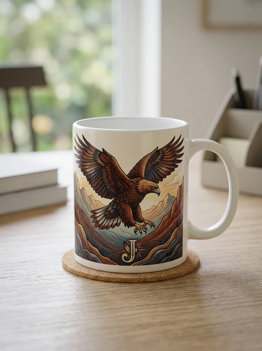 Eagle Classic Mountain Graphic Mug