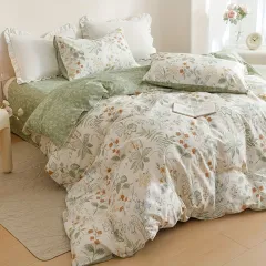 3 Pcs Floral Bedding Set