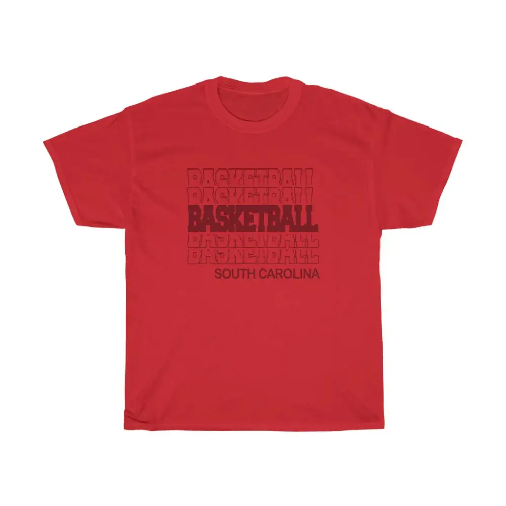 Basketball South Carolina in Modern Stacked Lettering