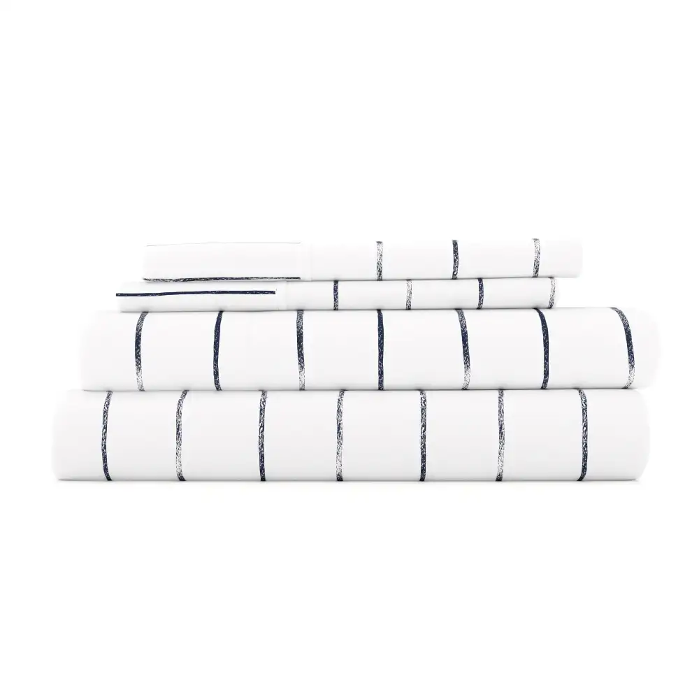 Distressed Field Stripe Pattern Sheet Set