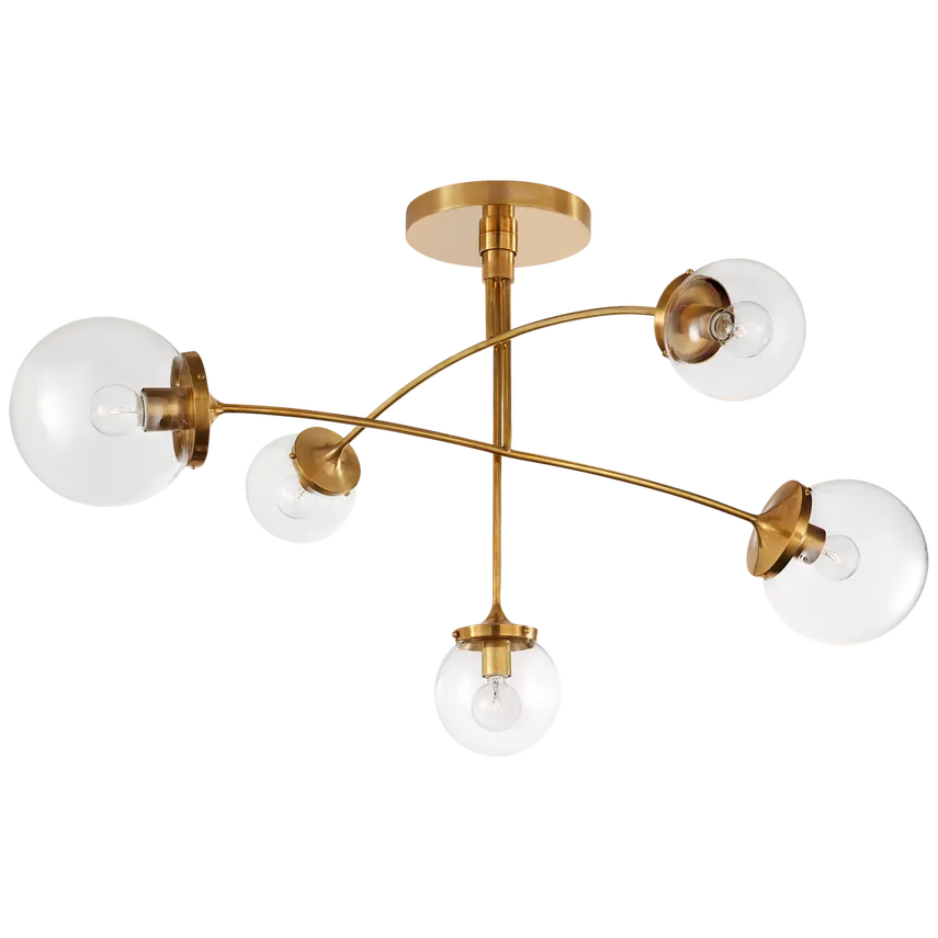 Mobile Glass Shade Chandelier