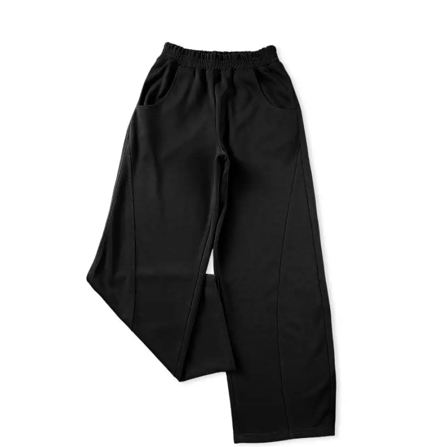 Elastic Waist Sweatpants with Pockets Apparel