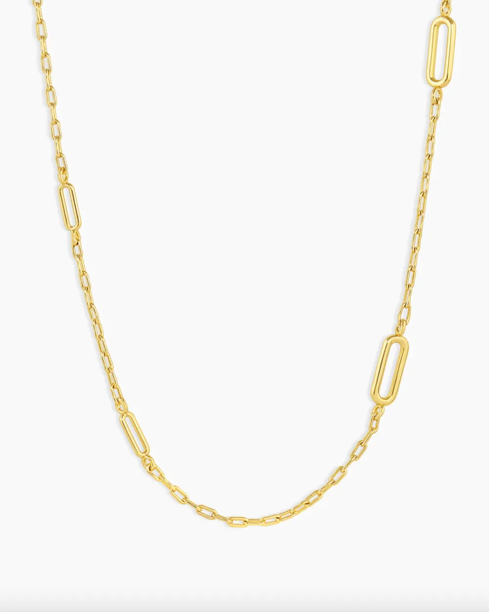 Refined Adjustable Link Necklace