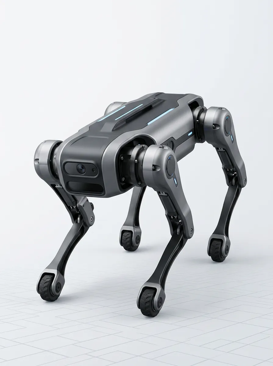 Electronic Robot Dog for Robotics Design Display