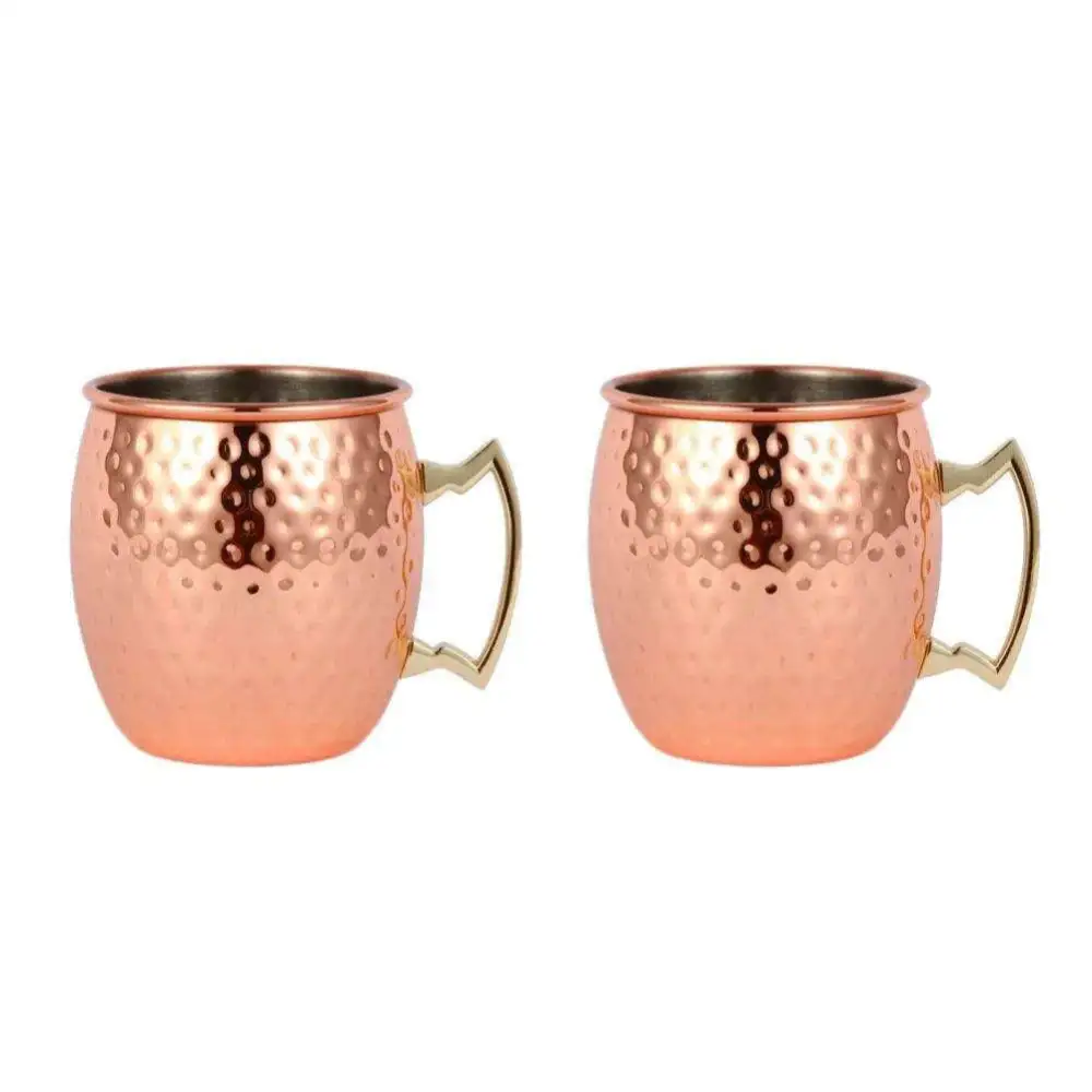 Copper Plated Drinkware Set