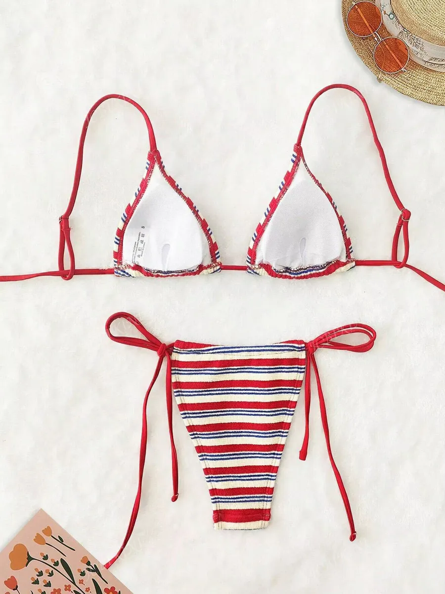 Katia Vacation-Style Striped Bikini