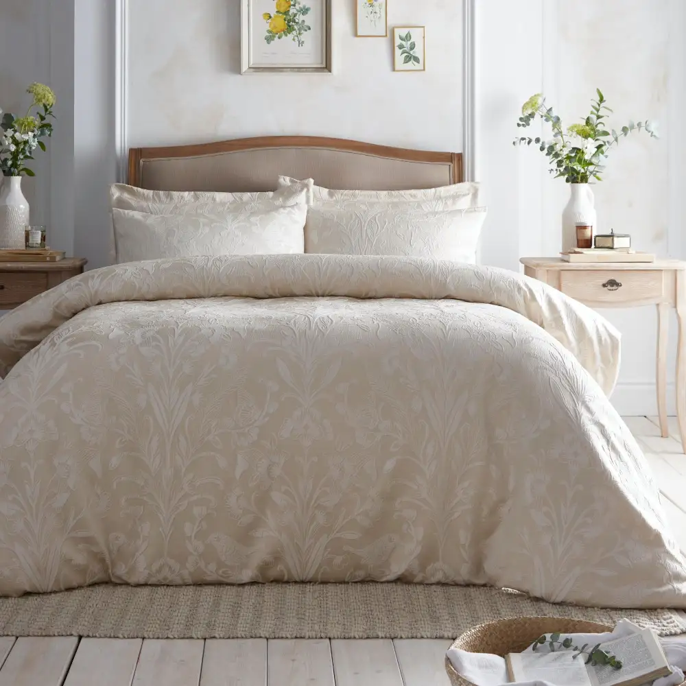 Woven Printed Microfiber Duvet Cover Set