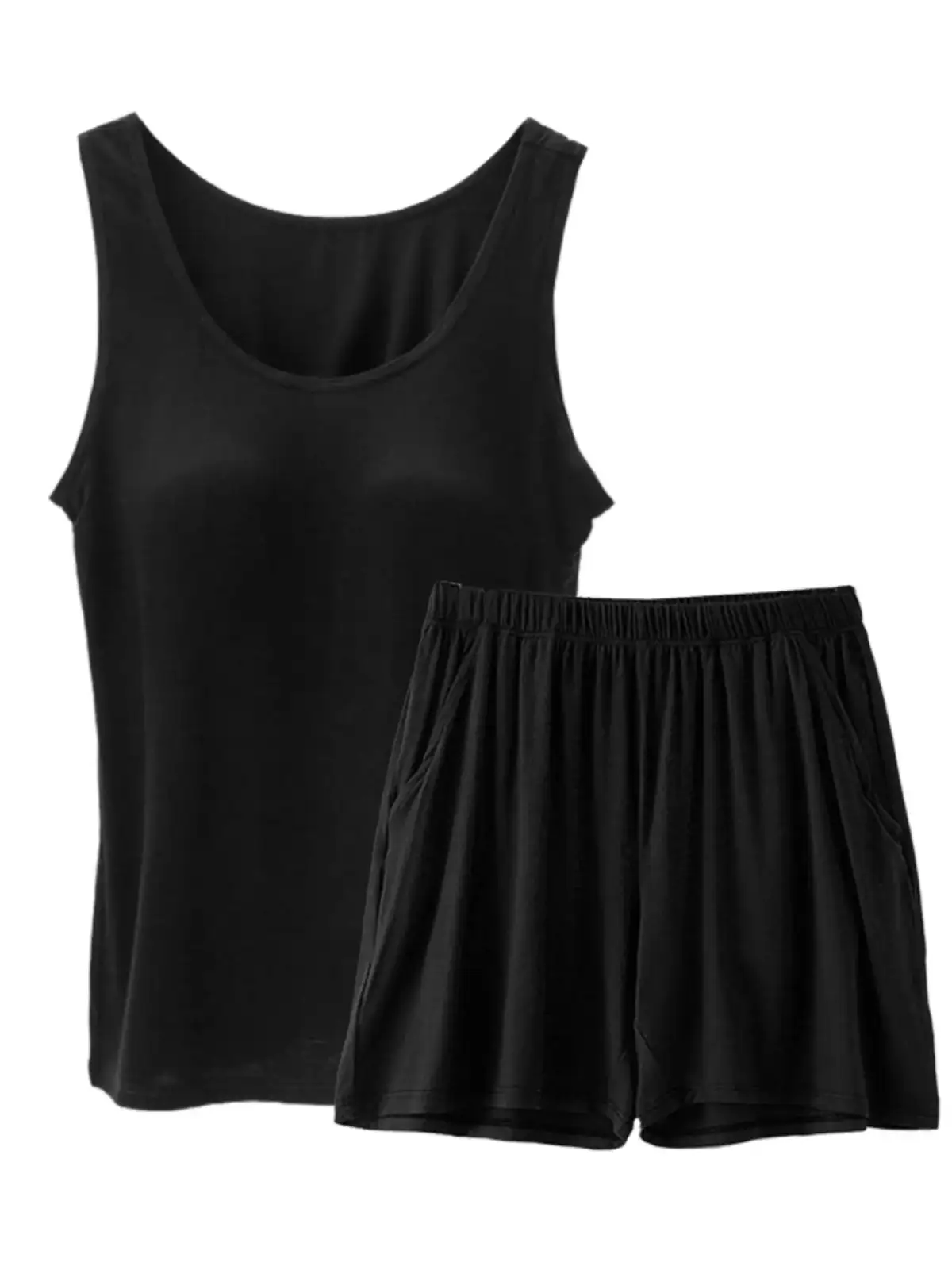 Refined Shorts Matching Set