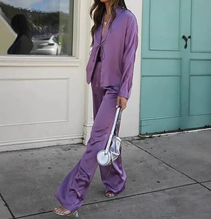 Relaxed Shirt Pants Set