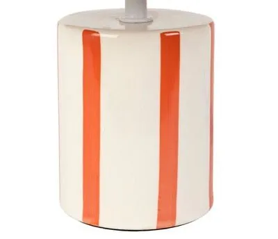 Striped Ceramic Table Lamp
