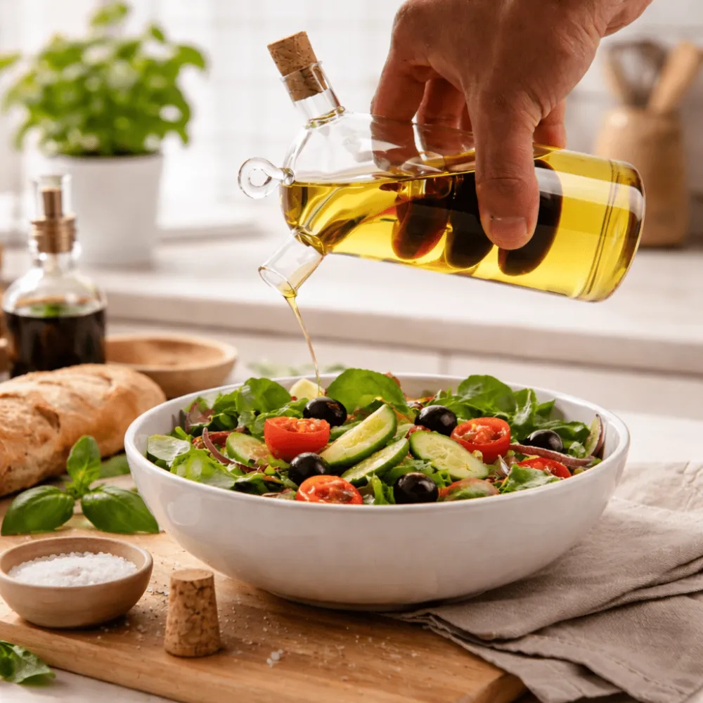 Dual Chamber Vinegar Bottle