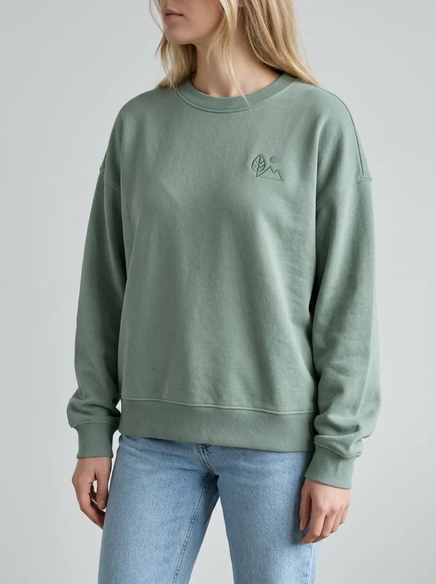 Women's Leaf Printed Sweatshirt