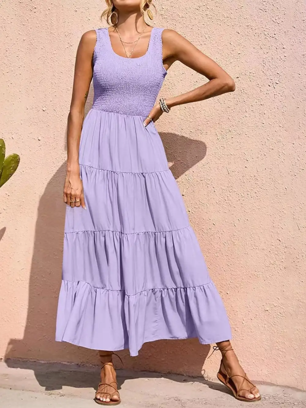 Classic Tiered Casual Dress