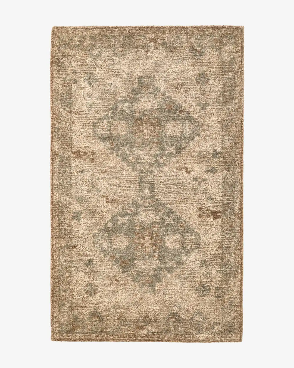 Hand-Tufted Wool-Jute Area Rug