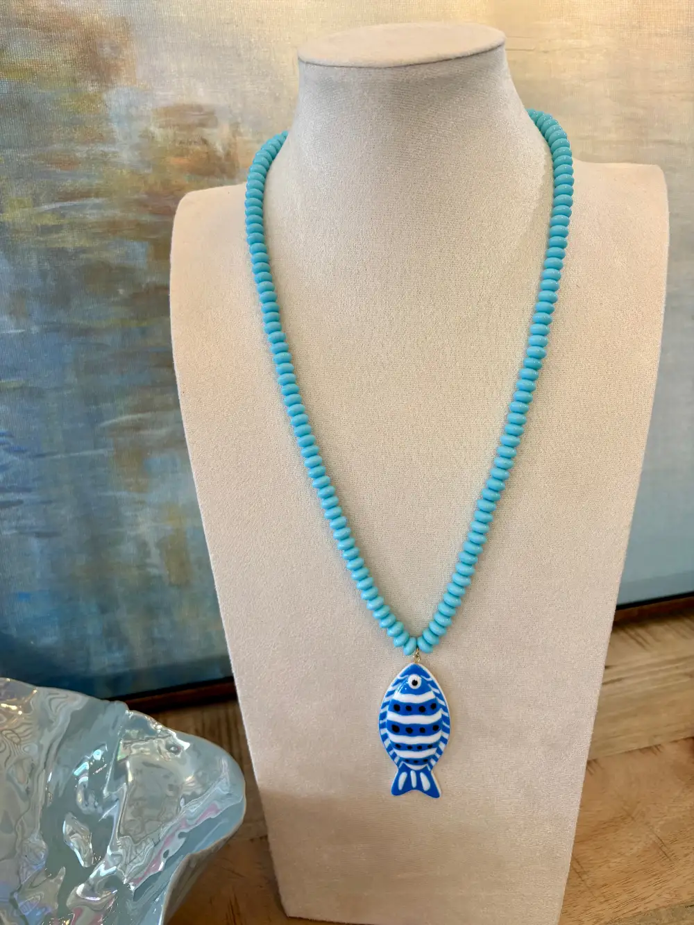 Beaded Vibrant Statement Necklace