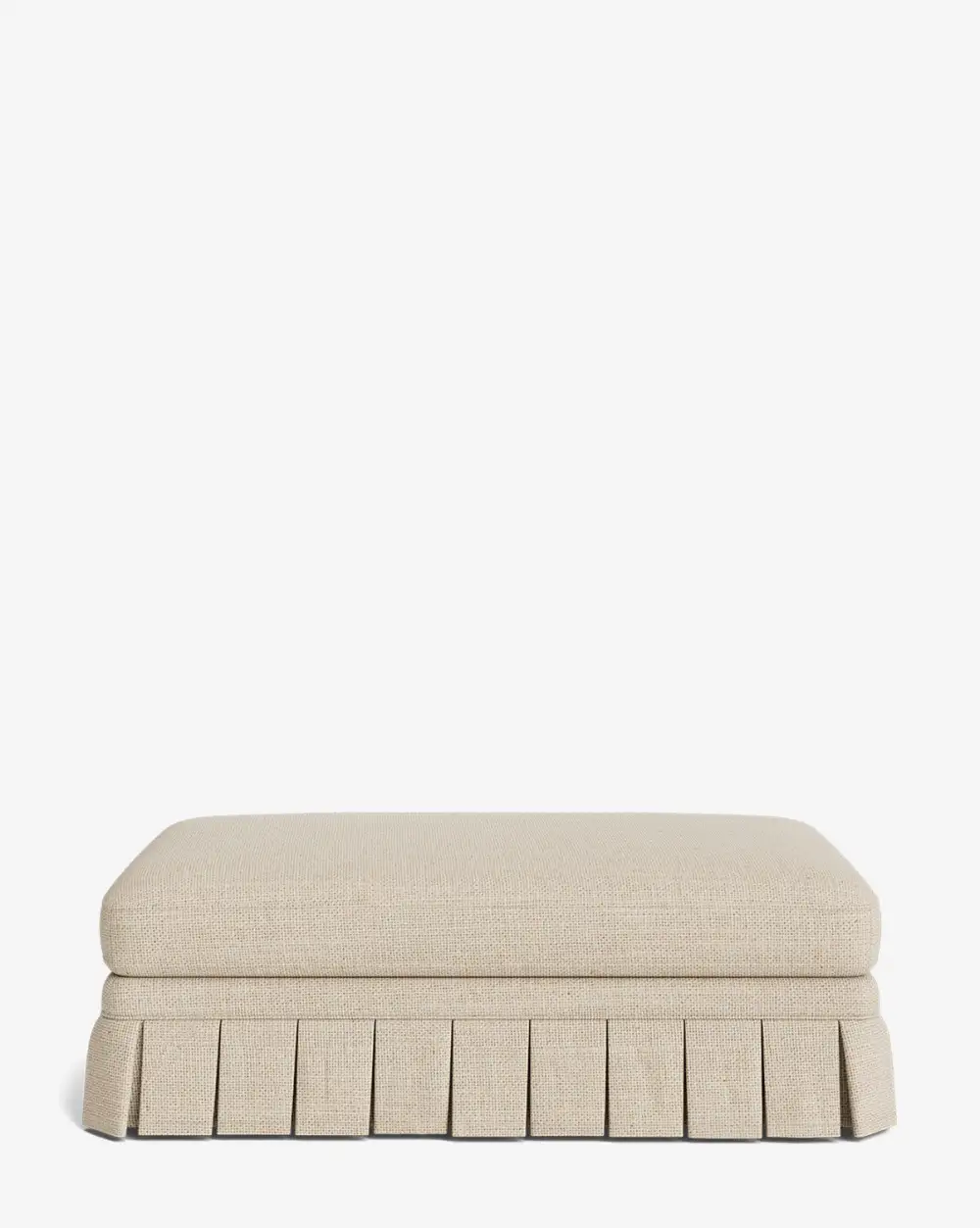 Everyday Pleated Ottoman