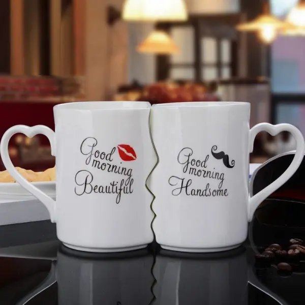 Ceramic Romantic Drinkware Set Everyday
