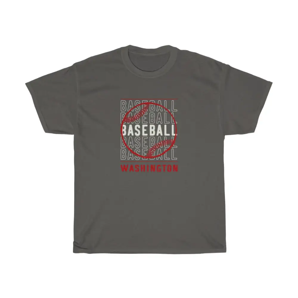 Baseball Washington with Baseball Graphic T-Shirt