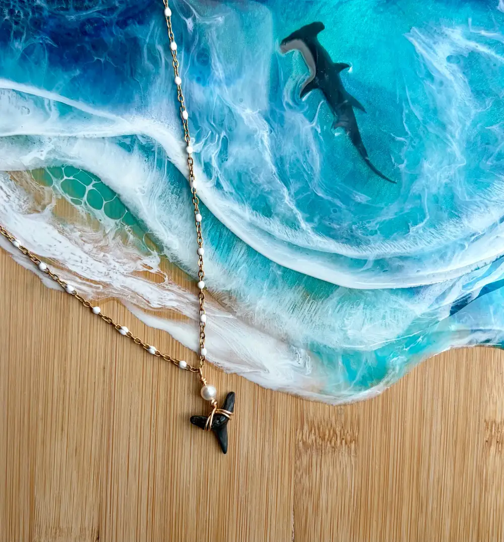 Rustic Shark Tooth Necklace