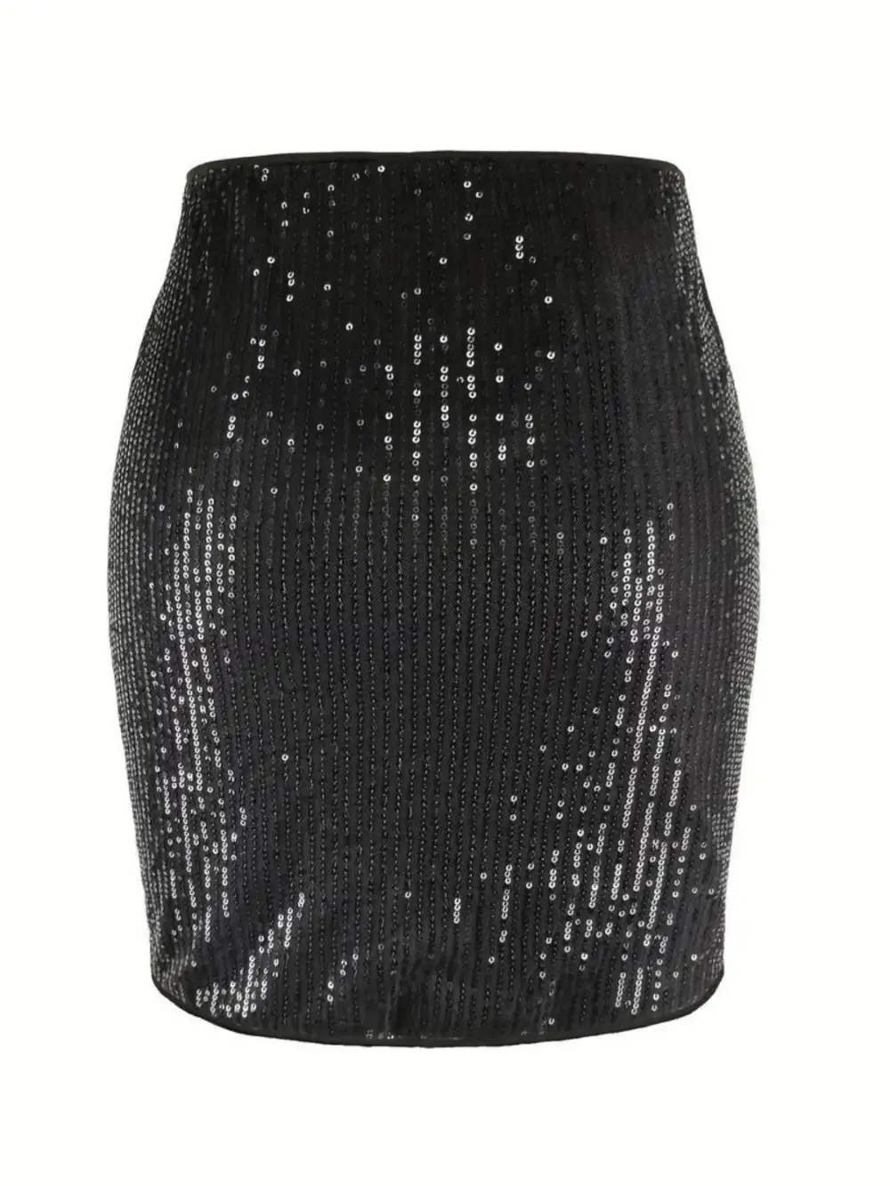 Polished Sequined Sequin Skirt