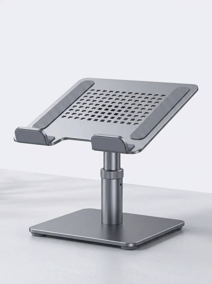 Ergonomic Vented Aluminum Laptop Stand