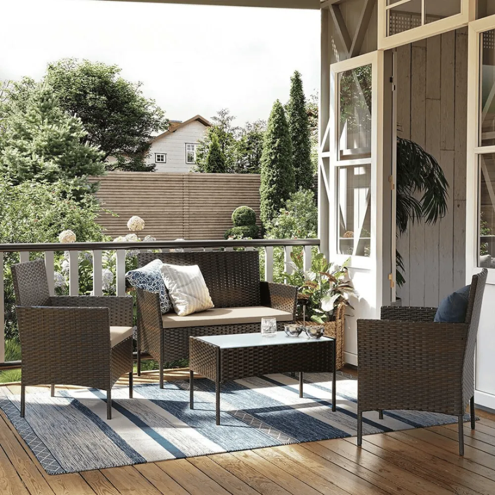 Everyday Rattan Outdoor Furniture Set