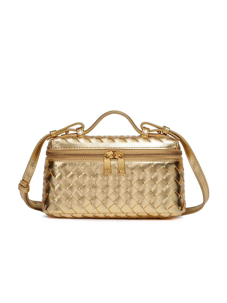 Cecelia Hand-Woven Box Bag