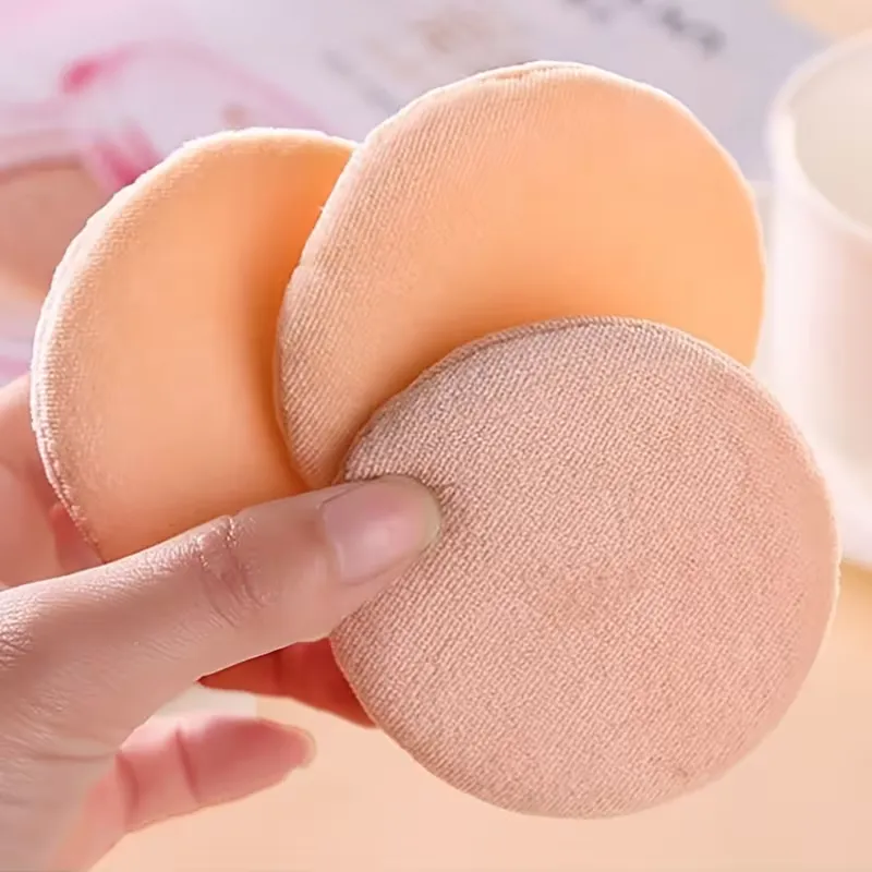 3-Size Round Makeup Sponge Set