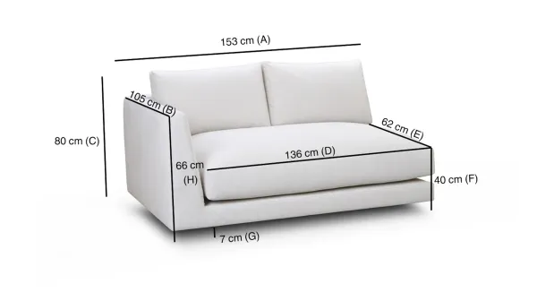 Refined Modern Sofa