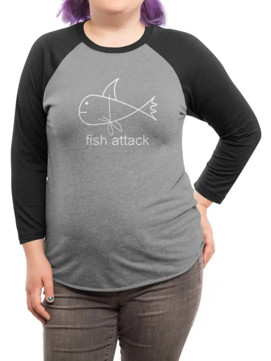 Fish Print Round Neck T-Shirt