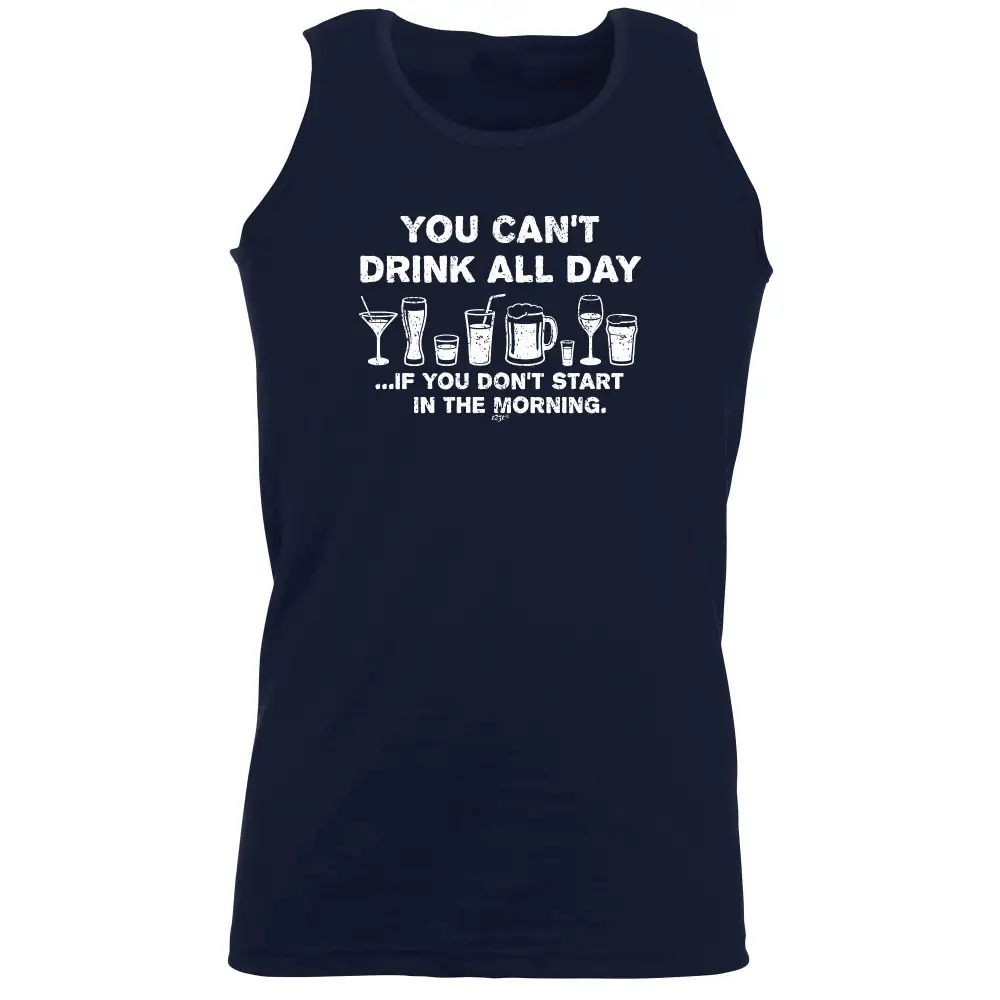 Drink Humor Graphic Tank Top