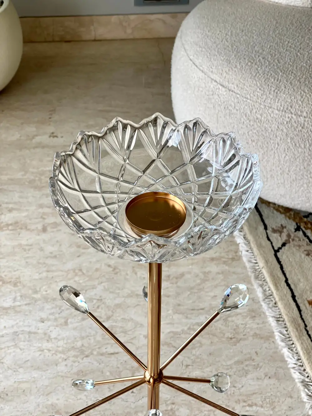 Zen Crystal Candle Medium