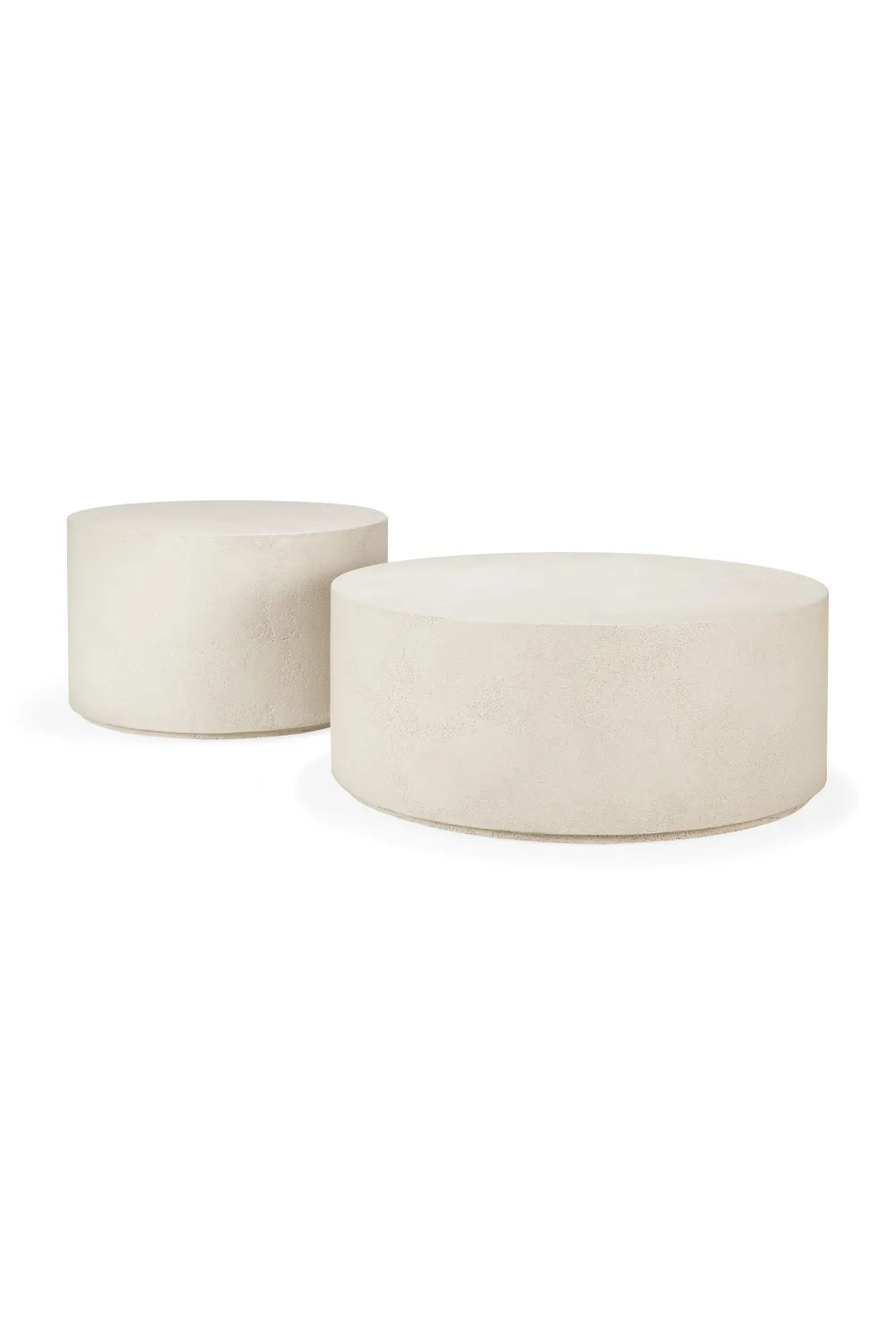 Textured Round Coffee Table